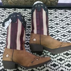 Women's Laredo Boots Stars and Stripes size 8